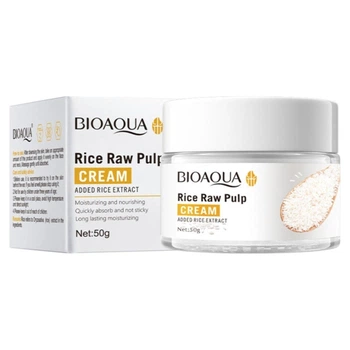 Крем для лица с экстрактом риса Bioaqua Rice Raw Pulp Cream, 50 мл