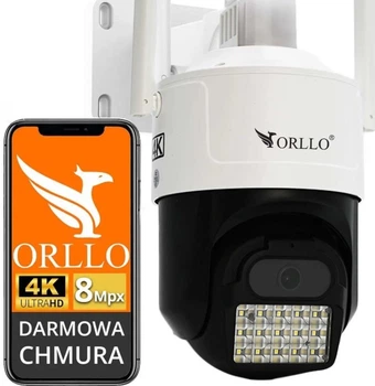 Зовнішня поворотна камера ORLLO Z17 ULTRA 4K SIM LTE з AI та 5× цифровим зумом