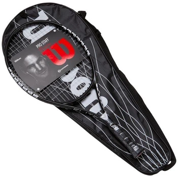 Дитяча тенісна ракетка Wilson BLX 23 дюйми для юніорів 119-135 см — професійна легка ракетка для тренувань і гри у великий теніс чорний