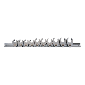 Набор разрезных ключей 3/8" (воронья лапка), 10-19 мм, 10 предметов