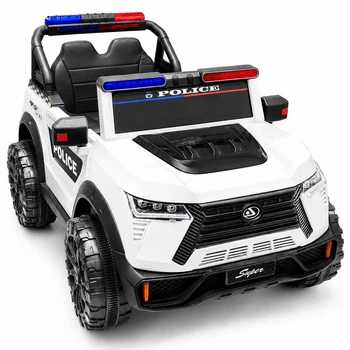 Детский электромобиль джип полицейский BAMBI M 6353EBLR-1 (EVA, экокожа, Bluetooth)