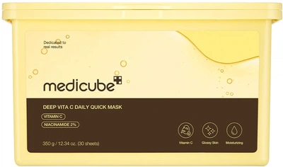 Zestaw maseczek do twarzy Medicube Deep Vita C Daily w płacie 30 szt (8800289478062)