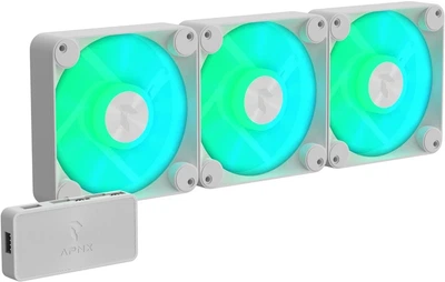 Кулер APNX FP1-120 ARGB White 3 Pack (APF3-PF11257.21)