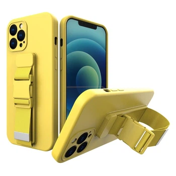 Чехол Hurtel с ланцюжком для iPhone 13 Pro Max Yellow (9145576218303)
