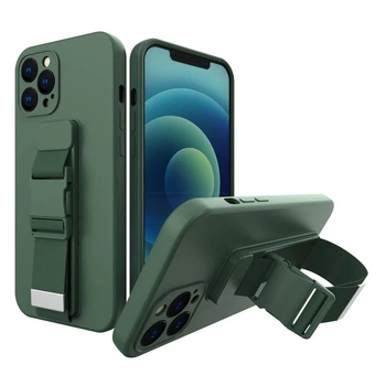 Чехол Hurtel с ланцюжком для iPhone 12 Pro Green (9145576217863)