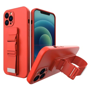 Чехол Hurtel с ланцюжком для iPhone 13 mini Red (9145576217993)