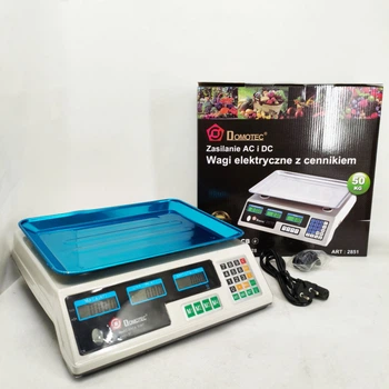 Весы платформа DOMOTEC MS-228 до 50кг аккумулятор 5187068