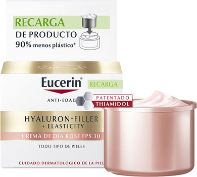 Змінний блок крему для обличчя Eucerin Hyaluron Filler + Elasticity Rose SPF30 50 мл (4005800367014)