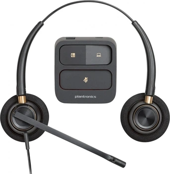 Słuchawki  HP Poly EncorePro 520 On-Ear Wired Headset Czarne (783P7AA#ABB)