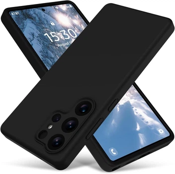 Чехол Fiji Full Soft Premium для Samsung Galaxy S26 Ultra (S948) противоударный бампер с микрофиброй Black