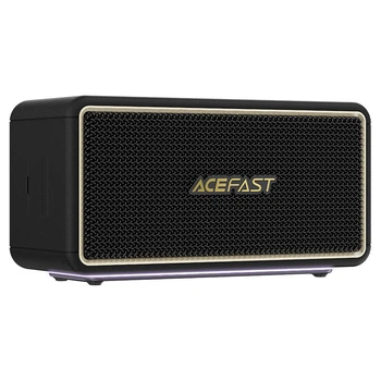 Портативна колонка Bluetooth ACEFAST K3 Ultra portable wireless speaker BT5.4 USBTF/AUX TWS 120W Black