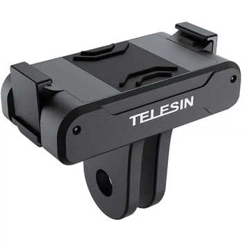 Магнитный адаптер TELESIN OA-TPM-T04 с двумя захватчиками для экшн-камер DJI OSMO Action 3/4/5o, OSMO360 (код № OA-TPM-T04)