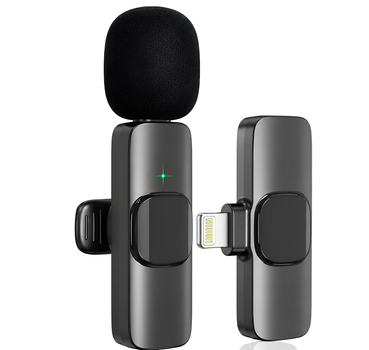 Беспроводной петличный микрофон K60 для iPhone, Wireless Mic Lightning K60