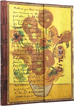 Записник Paperblanks Ван Гог – Соняшники 18 х 23 см 144 сторінки в лінійку (9780349715186)