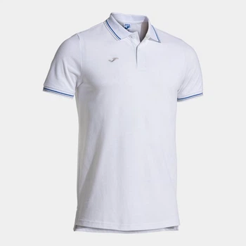 Поло длинное мужское Joma Confort Classic 103815.207 L White-Royal (8445954698958)
