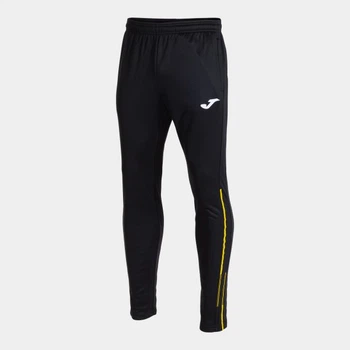 Спортивные штаны утепленные мужские Joma Championship VIII 104281.109 M Black-Yellow (8447150636697)