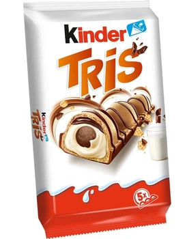 Вафельные батончики Kinder Tris 5шт 100г