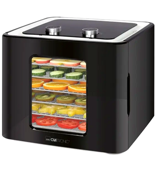 Сушилка для грибов овощей фруктов 6 секций 35-70 °C для кухни Clatronic HE0269