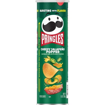 Чіпси Pringles Cheesy Jalapeno Popper Potato Crisps 158г