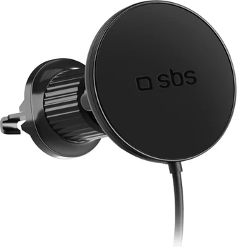 Автотримач для телефону SBS Magsafe-compatible car holder for smartphones Black (TESUPPMAG15WVENT)