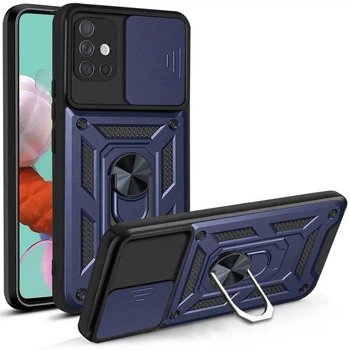 Протиударний броньований чохол із захистом камери для Samsung Galaxy A51 ( A515 ) Armor Case Keysion blue