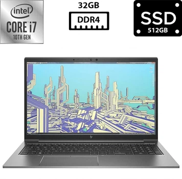 Ноутбук Hewlett Packard ZBook FireFly 15 G7 15.6" IPS 1920x1080 Core i7-10510U 1.80GHz 32GB DDR4 SSD 512GB UHD Graphics Камера (HZFf15G7R32S512A) Б/У