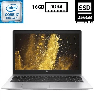Ноутбук Hewlett Packard EliteBook 850 G5 15.6" IPS 1920x1080 Core i7-8550U 1.80GHz 16GB DDR4 SSD 256GB UHD Graphics 620 Камера (H850G5R16S256B1) Б/У
