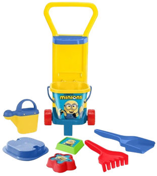 Ігровий набір для дітей Wader Minions Візок з аксесуарами 8 елементів 82270 (5900694822702)