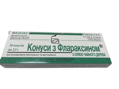 Феникс Свічки з флараксином та олією чайного дерева 10 шт Фенікс