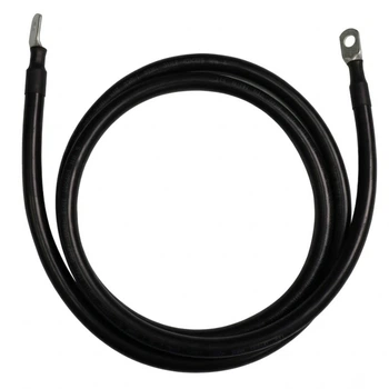 Силовой кабель питания от аккумулятора до инвертора для Pytes V5° Growatt Hope 5 UL10269 0AWG 2м Negative Black M6+M10