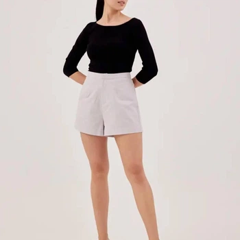 Шорты женские H&M 0526751 36 S Светло-сиреневые