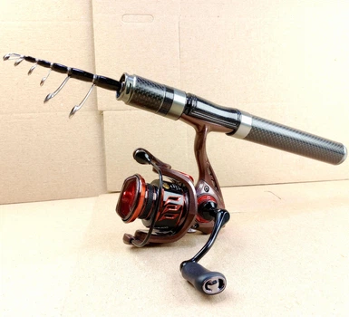 Комплект Ультралайт Спінінг Stretch Lures 1.8м. (1-7гр) та Котушка DEUKIO KR800 Миттєвий Стоп Набір до рибальства спінінга риболовна ультралайта лайт Твічінг Мормишинг Мікроджиг Наноджиг хижака щуку окуня форелі