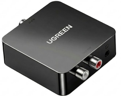 Цифро-аналоговий перетворювач UGREEN SPDIF в RCA/3.5 мм