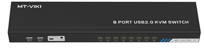 KVM-переключатель MT-Viki MT-801HK 8-портовый 4K/30Hz Black