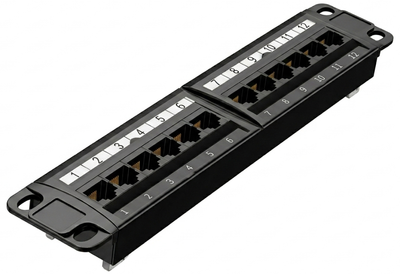 Патч-панель SAMZHE WAN-15 24 порта CAT5e UTP 1U