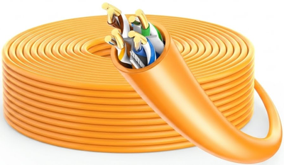 Кабель сетевой CHOSEAL QS2668C Cat6A UTP 50 м White