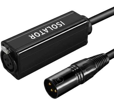 Аудиоизолятор XLR Beishanque BSQ-XLR04 XLR Male - XLR Female Black