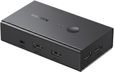 KVM-переключатель Ugreen CM571 HDMI 2.0 4K 60Hz 2 входа 1 выход