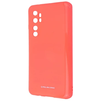Противоударный чехол Molan Cano Pearl Jelly Series для Xiaomi Note 10 Lite Hot Pink