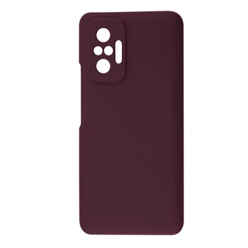Защитный Чехол FIBRA Full Silicone Cover Xiaomi Redmi Note 10 Pro (4G) Marsala