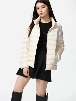Пуховик женский Uniqlo 987313487 S Молочный (1159864590)