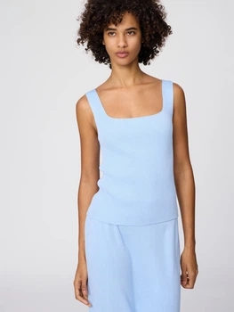 Майка женская Uniqlo 69669598 XL Голубая (1159864600)