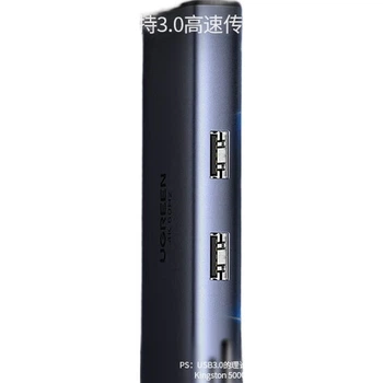 Док-станция расширения UGREEN Type-C, HDMI-концентратор, HDMI-конвертер, разветвитель Ethernet 4K 60 Гц, кардридер, совместим с Huawei, Apple MacBook Air, Thunderbolt 4.