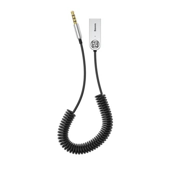 Bluetooth Аудіо-адаптер Baseus BA01 USB to AUX cable Black CABA01-01