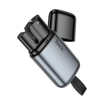 Портативний Молоток Hoco ZP15 King car safety hammer Сірий