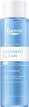 Міцелярний очищуючий флюїд 3 в 1 Eucerin Dermatoclean для чутливої шкіри всіх типів 400 мл (4005800270055)