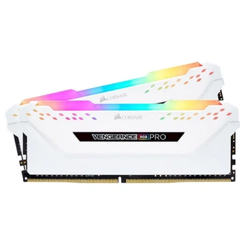 Оперативна пам'ять DDR4 16 Gb (3200 MHz) (Kit 8 Gb x 2) Corsair Vengeance RGB Pro White (CMW16GX4M2C3200C16W)