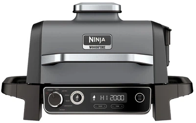 Гриль-барбекю электрический Ninja Woodfire OG701EU 2400 Вт черный