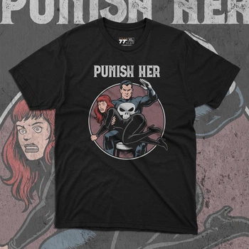 Футболка c принтом Punish Her Размер XL F0986-4