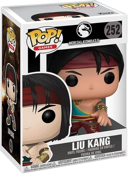 Фігурка Funko Pop! GAMES: Mortal Kombat — #252 Liu Kang, Лю Кан